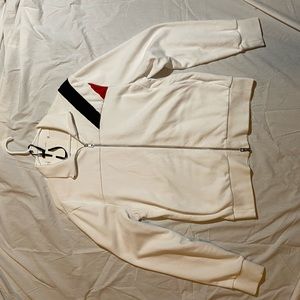 Moncler White Maglia Cardigan Track Jacket